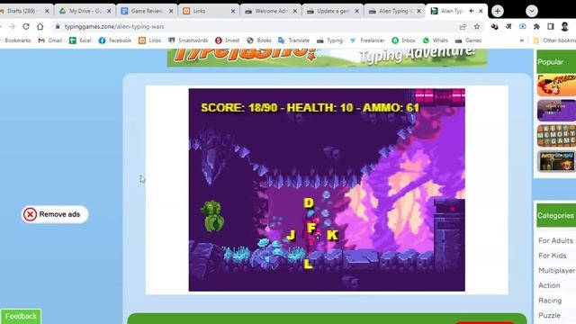 Typing Game: Alien Typing Wars (1.0/5.0) — How to play & Review смотреть онлайн