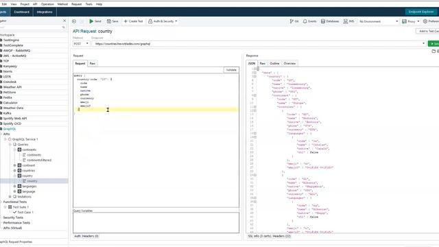 Testing GraphQL with ReadyAPI смотреть онлайн