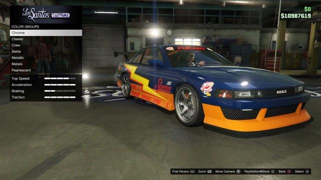 GTA 5 Fast and Furious Tokyo Drift Nissan Silvia S15 'Mona Lisa' Build смотреть онлайн