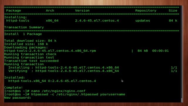 How To Set Up Password Authentication with Nginx on centos 7 смотреть онлайн