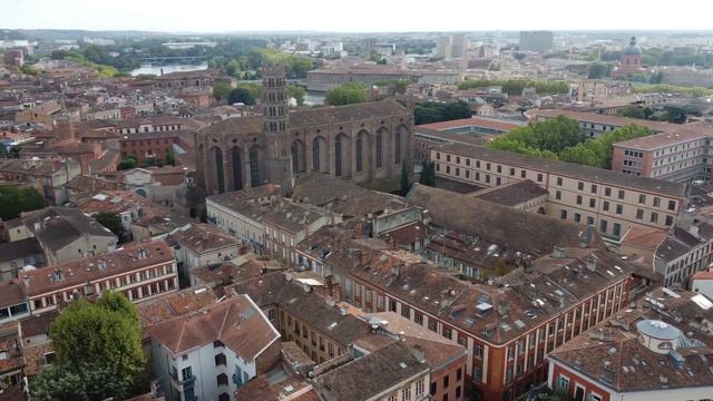 Drone Clips - Toulouse, France - HD 4K смотреть онлайн