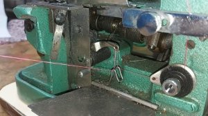 Заправка китайского оверлока, настройка натяжения нити