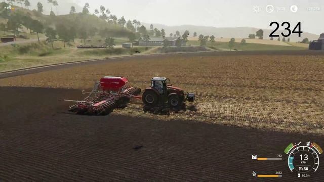 Finish harvesting and then seeding-Start from scratch Ep.8 (fs19)Farming Simulator 2019 No Mic :( смотреть онлайн