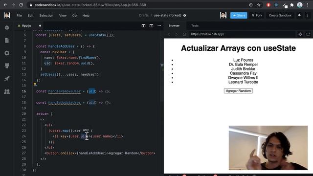 ? 3 + 1 maneras de manejar Array de Objetos con useState CRUD | React Hooks Tutorial Español смотреть онлайн