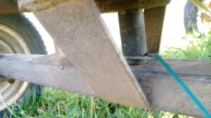 Поворотный круг на конную телегу.