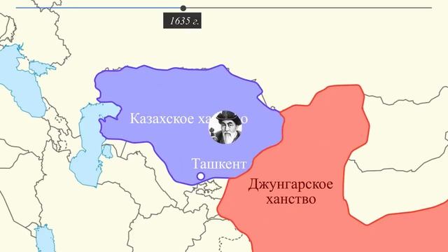 История Казахстана на карте. Как появились казахи_ Почему у казахов три жуза смотреть онлайн