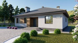 Проект современного дома до 120 кв.м.