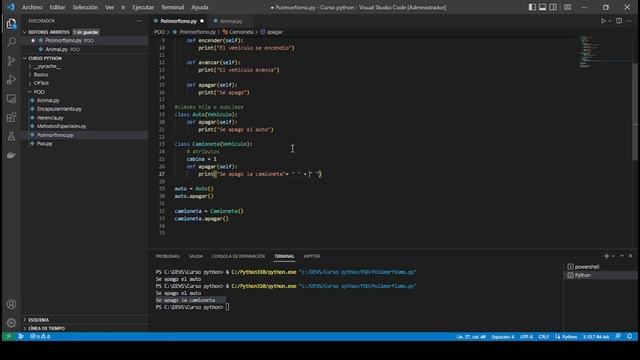 Curso Poo python #13, Polimorfismo смотреть онлайн