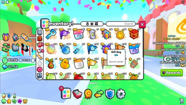 ✨ЧТО ВЫПАДЕТ ИЗ 200 GIFT BAG ✨БЕСПЛАТНАЯ ЕКСКЛЮЗИВКА! PET SIMULATOR 99 / ПЕТ СИМУЛЯТОР 99 🎉 Roblox смотреть онлайн