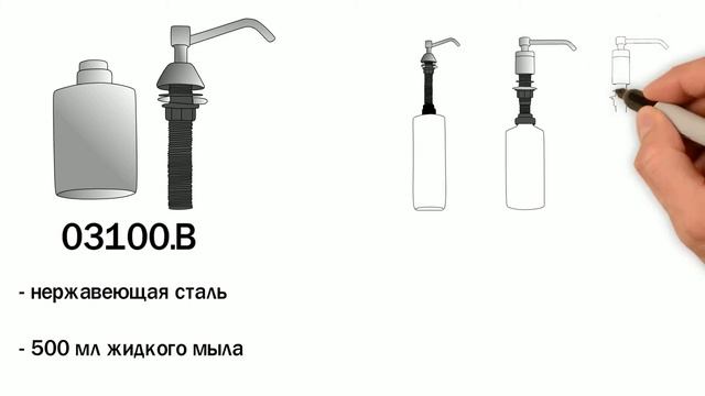 Встраиваемые антивандальные дозаторы из нержавеющей стали от испанского производителя Nofer