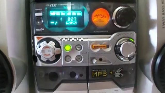 PHILIPS FW-V537 2200 Watt Music System CD Tape Cassette Player смотреть онлайн