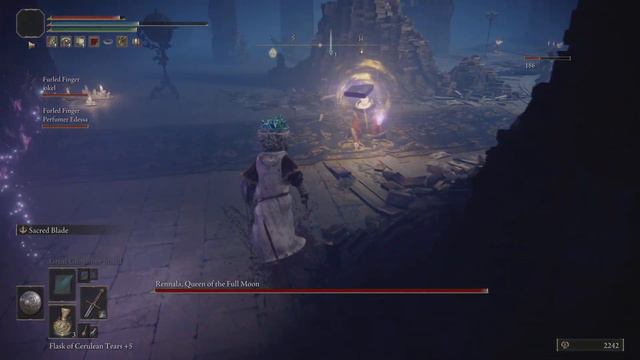 ELDEN RING Queen of the moon Boss fight смотреть онлайн