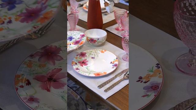 Весенняя сервировка стола от Villeroy & Boch 🌸 смотреть онлайн