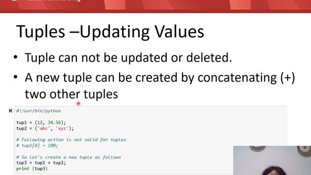 SISTER Meeting 3 Video 5 Python Tuple смотреть онлайн
