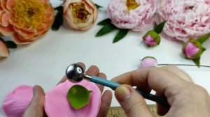 МК бутон пиона из холодного фарфора. Самый простой способ для начинающих!