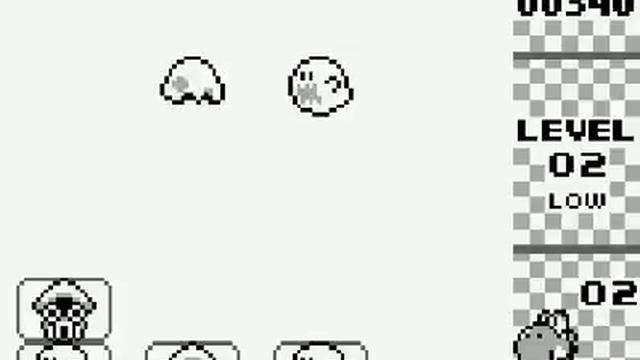 Yoshi (Game Boy) game play video смотреть онлайн