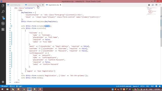 #7 CakePHP 3.6 Beginner Video Tutorial - Form Validation in Model Table and set Error Template смотреть онлайн