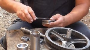 Грохотная копалка для мотоблока ОКА с ходоуменьшителем на сайлентблоках.Подробное изготовление.