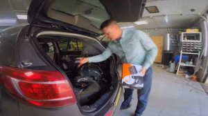 Kia Sportage 2012 г. Замена штатного головного устройства на Android и установка усилителя