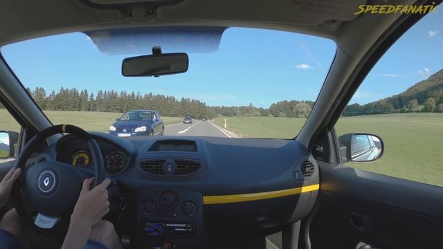 Mazda 3 MPS & Renault Clio RS CUP driving fast in the mountains | 4K смотреть онлайн