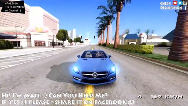 GTA San Andreas - Mercedes Benz SL500 2013 | EnRoMovies _REVIEW смотреть онлайн