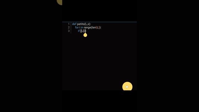 la fonction median(L), PYTHON смотреть онлайн