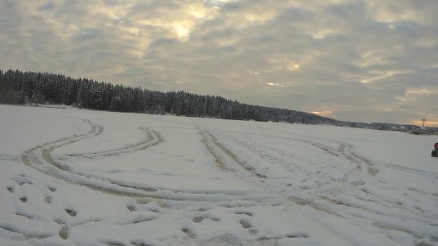 Мотоблок , снегоход , выезд на лёд,честный обзор. смотреть онлайн
