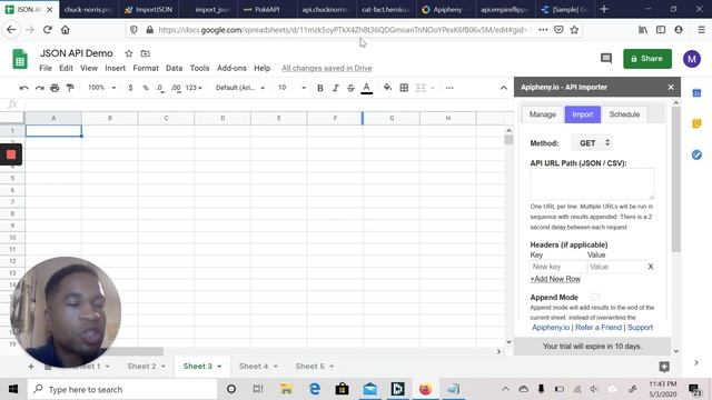 Import JSON Google Sheets - How To Parse JSON in Google Sheets смотреть онлайн