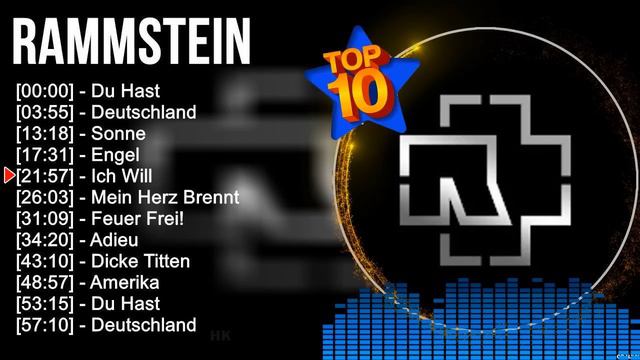 R A M M S T E I N Greatest Hits ~ Top 100 Artists To Listen In 2022 & 2023