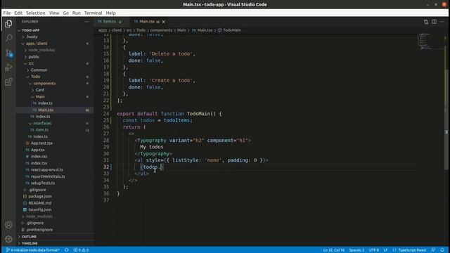 Structuring React app (part 2): interfaces & fixtures смотреть онлайн