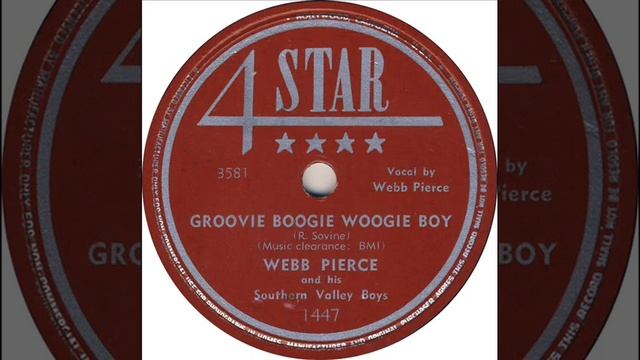 Webb Pierce Groovie Boogie Woogie Boy смотреть онлайн