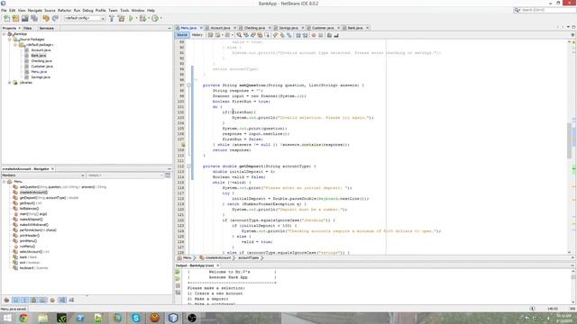 Java Bank App Refactoring Code смотреть онлайн