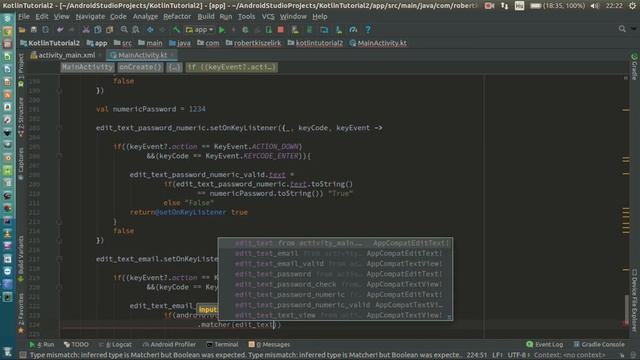 Android Kotlin Usage Tutorial #018 - EditText - Email смотреть онлайн