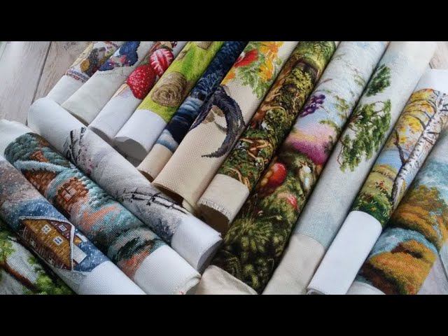 #вышивка Все мои готовые и не оформленные работы за 6 лет 2020г смотреть онлайн