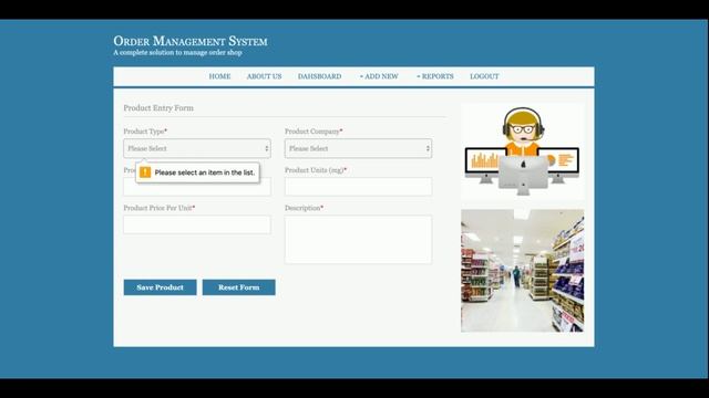 Java, JSP And MySQL Project on Order Management Sytem смотреть онлайн