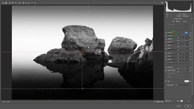 Editing landscape photo as Minimalist Black and White in Photoshop 3 смотреть онлайн