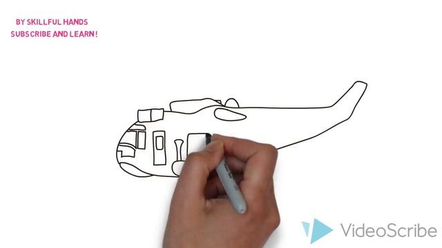 How to Draw a Helicopter / Как нарисовать Вертолёт смотреть онлайн