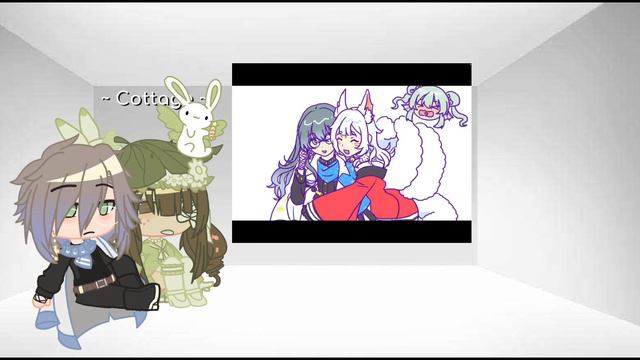 🍡My character and Ike Eveland react to Ivy Eveland/ Ike’s genderbend 🍡 PT1