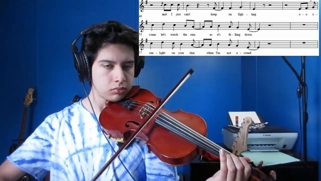 Falling Down, Lil Peep Feat. XXXTentacion (Violin Cover With Sheet Music) смотреть онлайн
