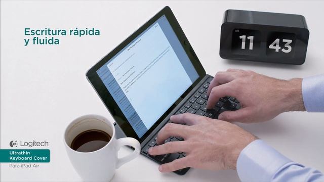 Logitech Ultrathin Keyboard Cover for iPad Air - Spanish смотреть онлайн