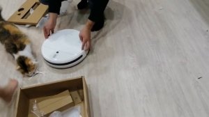 Первое включение Робота пылесоса xiaomi mi robot vacuum-mop skv4093gl
