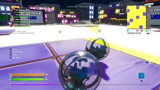 We played Color switch BUT IN BALLERS! смотреть онлайн