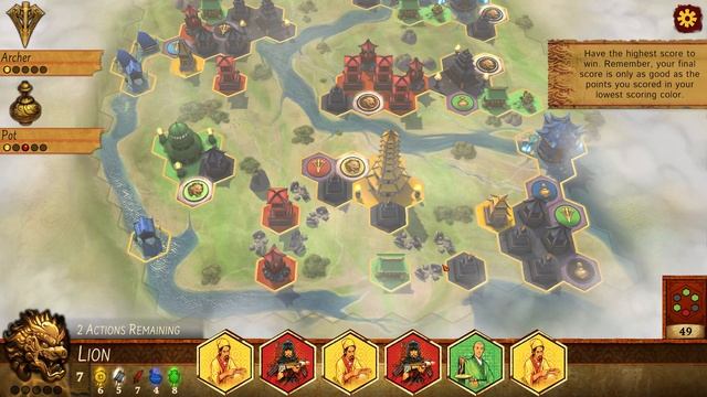 Reiner Knizia Yellow & Yangtze - Gameplay (PC/UHD) смотреть онлайн