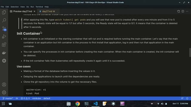 Learn Kubernetes | Day No. 27: Jobs, Init containers & Pod Lifecycle | #60DaysOfDevOps смотреть онлайн