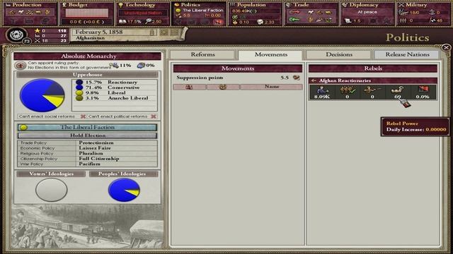 Lets Play Victoria 2 A House Divided Ep:3 Rotten rebels or are they смотреть онлайн