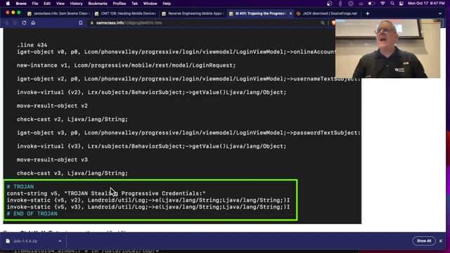 M 401 Trojaning the Progressive App Part 1 смотреть онлайн