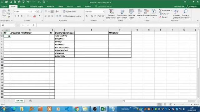 6 Curso de Excel desde cero leccion 6 datos principales parte 1 смотреть онлайн