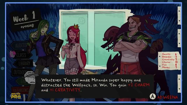 Monster Prom (4 PLAYERS) || Round 2 Part 3 - Game Night || Below Pro ft. CrimsonNC and Adam смотреть онлайн
