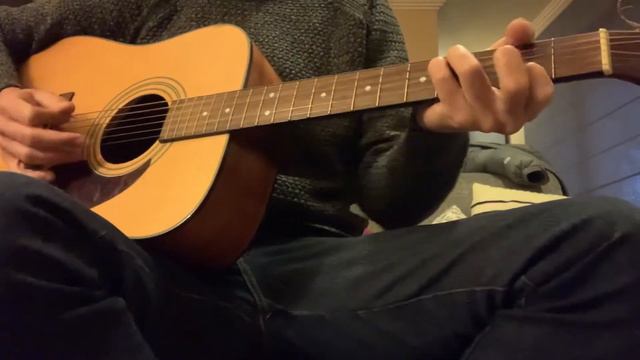 Tutorial: High & Dry - Radiohead acoustic guitar cover смотреть онлайн
