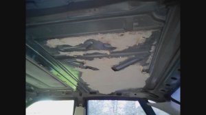 Снятие потолка ауди 80